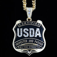 USDA Hip Hop Necklace