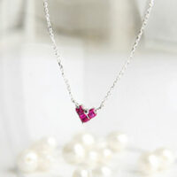 Nodame Heart Necklace - Sterling Silver