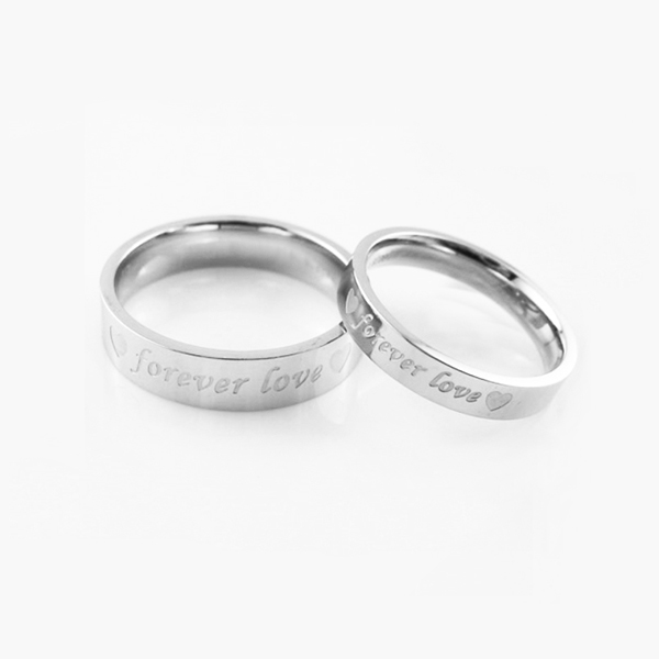 Golden Heart Matching Couple Ring – Vembley